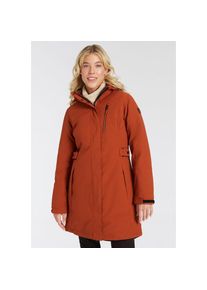 Killtec, Unisex, Funktionsmantel &raquo;KOW 165 WMN PRK&laquo; 1 Stk. aus Polyester, l&auml;ngeres Design, mit Kapuze mit Fleece-Innenfutter, zimt, 54, Funktionsmantel