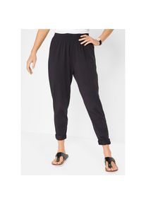 bonprix, Unisex, bonprix Haremshose mit Gummizug, schwarz, 32/34 (XS), N-Gr, Haremshose mit locker fallender Passform f&uuml;r angenehmen Tragekomfort