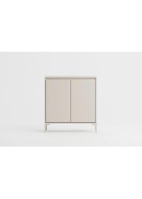 Mid.you Kommode , Kaschmir , Holzwerkstoff , 1 F&auml;cher , 81x87x40 cm , Kleinm&ouml;bel, Kommoden, Kommoden