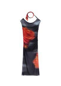 Desigual Kleid Damen, orange / schwarz, Gr&ouml;&szlig;e S