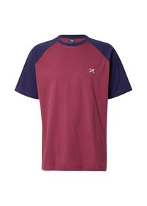 Iriedaily T-Shirt 'De College' Herren, navy / weinrot, Gr&ouml;&szlig;e S