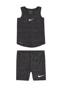 Nike Sportswear, Gar&ccedil;ons Set 'SWOOSH', gris / noir / blanc