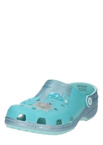 Crocs Clogs 'Frozen Elsa Classic' Jungen Gr&ouml;&szlig;e 28/29 neonblau / blaumeliert / grau