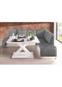 exxpo - Sofa Fashion, exxpo - sofa fashion Eckbank &raquo;Intenso, viele Bezugsstoffe Cord, Leder, Struktur 244/157 cm (B/T)&laquo; hohe Bodenfreiheit, frei im 