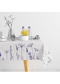 my home, my home Tischdecke &raquo;N&eacute;rac&laquo; bedruckt, mordern, Deko, Decke, Tischdeko, Wohnzimmer, Esszimmer, blau, Polyester, 1 Stk.