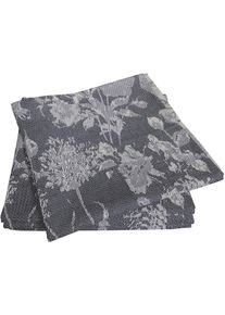 Adam, Stoffserviette &raquo;Flower Cuve&eacute; Light&laquo;, dunkelblau, Obermaterial: 100% Baumwolle, Bio-Baumwolle