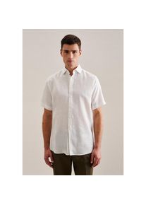 Seidensticker, Herren, Seidensticker Businesshemd &raquo;Regular&laquo; Regular 1/2 Kentkragen Uni, wei&szlig;, XL43, normale &Auml;rmell&auml;ngen, Passform: Regular