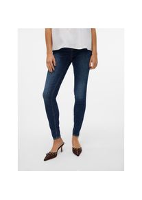 V&eacute;ro Moda Vero Moda, Unisex, Skinny-fit-Jeans &raquo;VMFLASH MR SKINNY JEANS LI3303 GA NOOS&laquo; Baumwollmischung mit Stretch, regular waist, skinny fit, dunkelblau denim