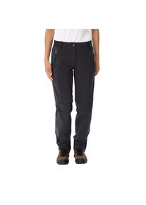 Vaude, Unisex, Vaude Trekkinghose &raquo;WOMEN'S FARLEY STRETCH ZO T-ZIP PANTS II&laquo; f&uuml;r Wanderungen und Reisen, aus schnelltrocknendem Polyamid, schwarz, 44,