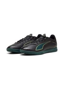 Puma, Unisex, Puma Fussballschuh &raquo;ULTRA 6 PLAY IT&laquo;, Puma schwarz, fizzy light, gr&uuml;n terrain, 40