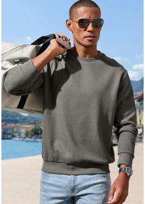 John Devin Witt Herren Sweatshirt, salbei, Gr&ouml;&szlig;e XXXL (64/66), 83% Baumwolle, 16% Polyester, 1% Elasthan