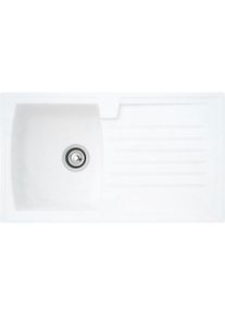 respekta, respekta Einbausp&uuml;le, wei&szlig;, Verbundwerkstoff