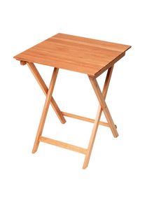 Merxx, Merxx Gartentisch &raquo;Porto&laquo; 60x60 cm, klappbar, braun, B/H/T: 60 cm x 74 cm x 60 cm