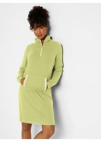 WITT Damen Jerseykleid mit Modal, pistazie-wei&szlig;, Gr&ouml;&szlig;e 50, 50% Modal, 44% Polyester, 6% Elasthan
