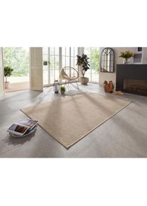 ELLE Decoration, ELLE DECORATION Teppich &raquo;Dreux&laquo; rechteckig 8 mm H&ouml;he In-& Outdoor, Wetterfest, Balkon, Garten, Wohnzimmer, Wasserfest, natur, braun, 