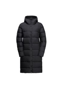 Jack Wolfskin, Unisex, Daunenmantel &raquo;FROZEN PALACE COAT W RDS&laquo; mit Entendaunen- und Federf&uuml;llung, sportlicher Stil, atmungsaktiv, schwarz, XXL, 