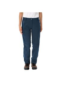Vaude, Unisex, Vaude Trekkinghose &raquo;WOMEN'S FARLEY STRETCH ZO T-ZIP PANTS II&laquo; f&uuml;r Wanderungen und Reisen, aus schnelltrocknendem Polyamid, schwarz sea,