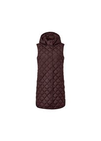 Tchibo - Long gilet sans manches matelass&eacute; avec capuche - taille: 40 - marron