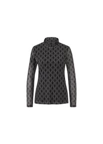 Tchibo - Haut manches longues &agrave; col roul&eacute; en mesh imprim&eacute; - taille: XL - blanc/noir/imprim&eacute;