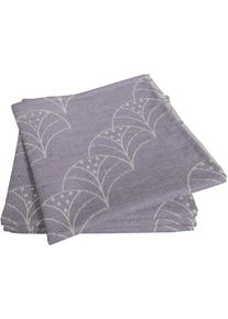 Adam, Stoffserviette &raquo;Argentinian Criolla Light&laquo;, dunkellila, Obermaterial: 100% Baumwolle, Bio-Baumwolle