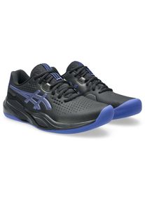 asics, Herren, Tennisschuh &raquo;GEL-CHALLENGER 15 INDOOR&laquo; f&uuml;r Teppichb&ouml;den, schwarz, schwarz cobalt, 44,5, Vielseitiger Tennisschuh von asics