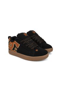 DC Shoes, Herren, DC Shoes Sneaker &raquo;Court Graffik&laquo;, schwarz, braun, gum, 9(42), Leder-, Nubuk- oder Wildleder-Obermaterial