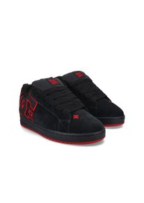 DC Shoes, Herren, DC Shoes Sneaker &raquo;Court Graffik&laquo;, schwarzgrau, rot, 9(42), Leder-, Nubuk- oder Wildleder-Obermaterial