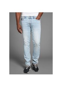 Bruno Banani, Herren, Straight-Jeans &raquo;Hutch&laquo; gerade geschnittenes Bein, niedrige Leibh&ouml;he, regul&auml;re Passform, atlantic blu, 34, L&auml;nge 34, Straight-