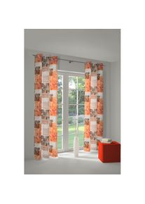 WIRTH, Vorhang &raquo;JOLANDA&laquo; &Ouml;sen 1 Stk. tlg., orange, Polyester