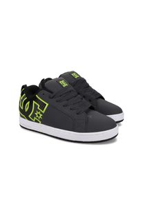 DC Shoes, Herren, DC Shoes Sneaker &raquo;Court Graffik&laquo;, grau, schwarz, gr&uuml;n, 9(42), Leder-, Nubuk- oder Wildleder-Obermaterial