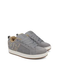 DC Shoes, Herren, DC Shoes Sneaker &raquo;Court Graffik&laquo;, grau, tan, sanftes wei&szlig;, 6,5(38,5), Leder-, Nubuk- oder Wildleder-Obermaterial