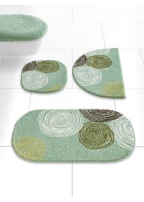 Grund Witt Badematte, gr&uuml;n, Gr&ouml;&szlig;e 47x50 cm - Deckelbezug, 100% Polyacryl