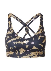 Roxy Sport-BH 'HEART INTO' Damen, sand / flieder / schwarz, Gr&ouml;&szlig;e M
