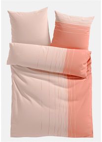 Baumwollmix-Bettw&auml;sche in rot, 135x200 cm, bonprix