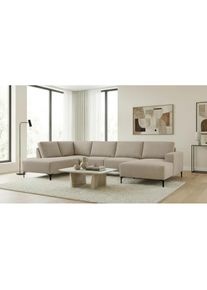 Home Affaire, Home Affaire Wohnlandschaft &raquo;Tournon U-Form, XXL Sofa, Breite 333 cm, Webstoff, Chenille&laquo; Designsofa im nordischen Stil, 