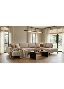 Home Affaire, Home Affaire Wohnlandschaft &raquo;Tournon U-Form, XXL Sofa, Breite 333 cm, Webstoff, Chenille&laquo; Designsofa im nordischen Stil, 