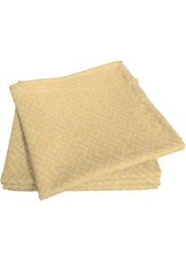 Adam, Stoffserviette &raquo;Graphic Ventus Light&laquo; nachhaltig, dunkelgelb, Obermaterial: 100% Baumwolle, Bio-Baumwolle