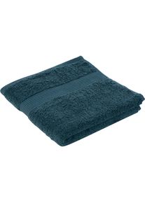 G&ouml;zze G&ouml;zze, Handt&uuml;cher &raquo;New York&laquo; im Set, moderne Uni-Farben, mit strukturierter Borte, reine Baumwolle, petrol, Frottier, Obermaterial: 100% Baumwolle, 2 
