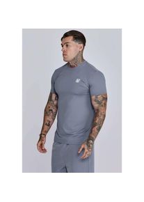 SikSilk, Herren, T-Shirt &raquo; T-Shirt Muscle Fit T-Shirt&laquo;, grau, L, T-Shirt