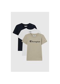 Champion, Herren, T-Shirt &raquo;ICONS CONTRAST 3 pack Crewneck T-Shirt&laquo; Packung, 3, 3 Stk. f&uuml;r aktive Kinder, dreiteiliges Set, aus Baumwolle und Polyester