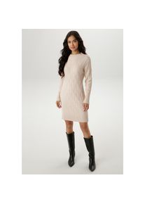 Aniston Selected, Unisex, Aniston SELECTED Strickkleid im angesagten Muster-Mix, natur, 42, N-Gr, Kleid aus weicher Strick-Qualit&auml;t