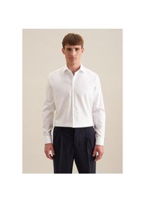 Seidensticker, Herren, Seidensticker Businesshemd &raquo;Schwarze Rose&laquo; X-Slim 1/1 Kentkragen Uni, wei&szlig;, L (42), normale &Auml;rmell&auml;ngen, Passform: X-Slim