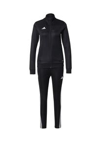adidas Performance Trainingsanzug 'Tiro 25 Essentials' Damen, schwarz / wei&szlig;, Gr&ouml;&szlig;e S