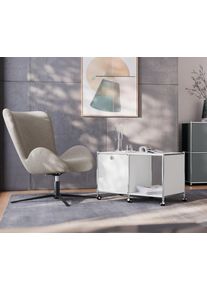 Tchibo - Sideboard Metall &raquo;Cn3&laquo; mit 2 Klappenf&auml;chern - 116x40x85,5cm - chrom - Stahl / Aluminium / Kunststoff