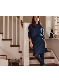 Tchibo - Veloursleder-Boots - Damen - Gr. 39 - dunkelgr&uuml;n