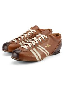 Zeha Ledersportschuh Cognac-Braun 39