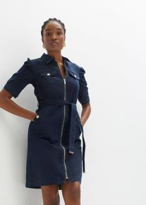 Jeanskleid in blau, Gr&ouml;sse 44, bonprix