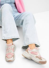 Chunky Sneaker mit leichter Sohle in beige, Gr&ouml;sse 40, bonprix
