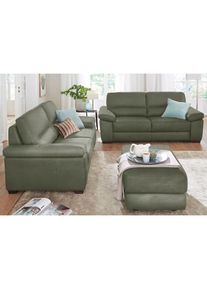 Calia italia, Calia italia Polstergarnitur &raquo;Gaia, hochwertige Garnitur aus 2-Sitzer & 3-Sitzer im edlen Design&laquo; Set, 2 Stk. tlg. aus pflegeleichtem 