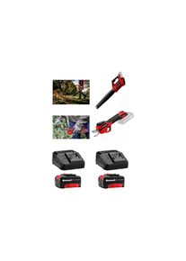 Einhell, Akku-Laubbl&auml;ser &raquo;36 V Professional Garden Kit&laquo; Mit 2 Akkus und 2 Ladeger&auml;te, bunt, Inklusive Turboschalter f&uuml;r maximale Blasleistung